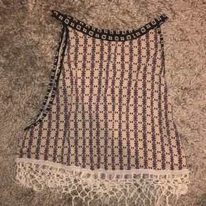 Tribal print summer top